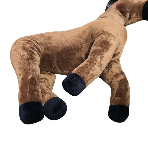 Madame Alexander Doll Company Horse 19 in Plush Large Chestnut Pony Posable Brow - Picture 3 of 6